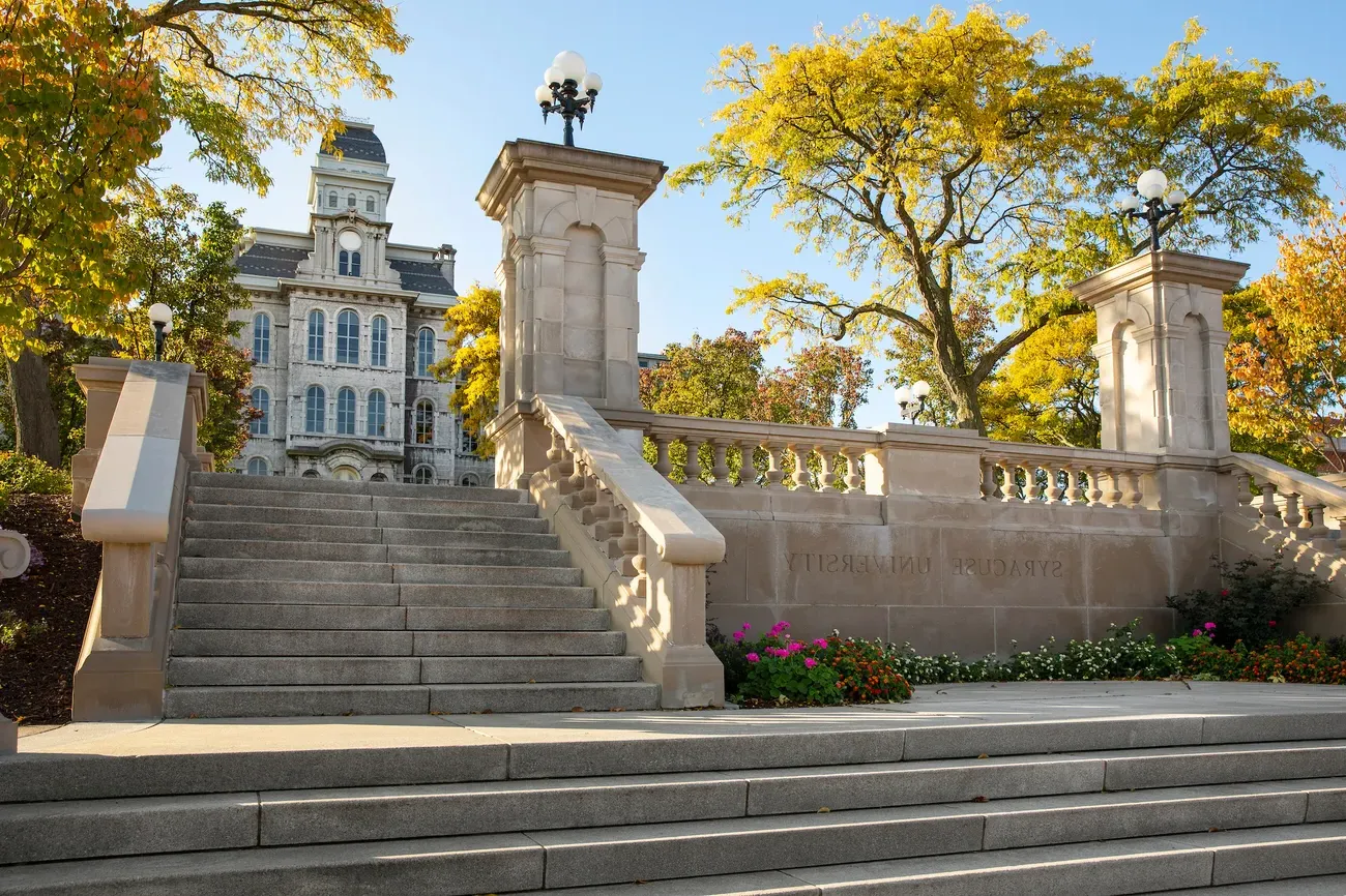 Fall on campus.